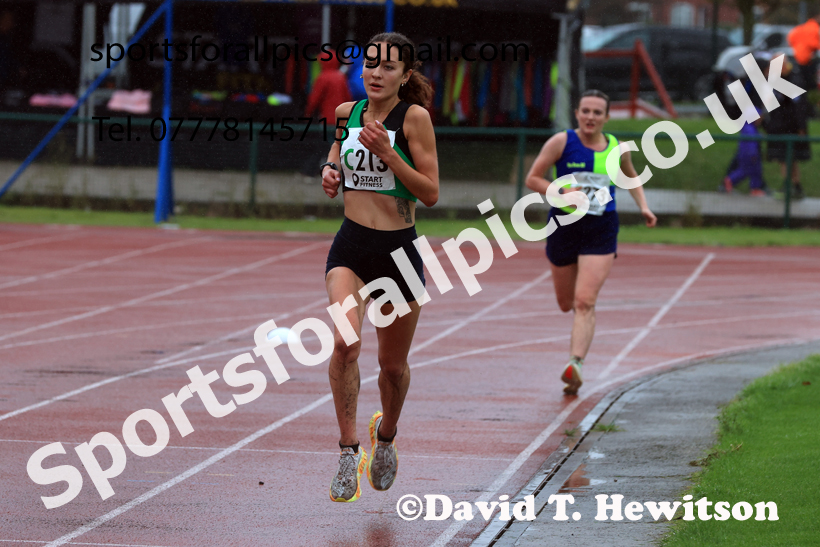 Senior Womens 4 Stage 2025 Northern Athletics Autumn Road Relays, Leigh, Lancashire. Photo: David T. Hewitson/Sports for All Pics